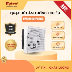 Quạt hút âm tường 1 chiều Miphaco EW-200