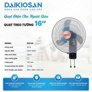 Quạt treo tường Daikiosan DQ120